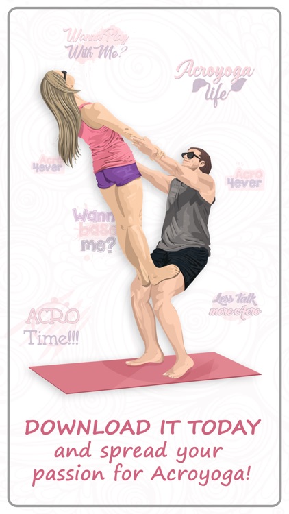 Acroyoga stickers