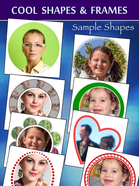 Screenshot #4 pour Shapes++ ◯ frame & circle crop
