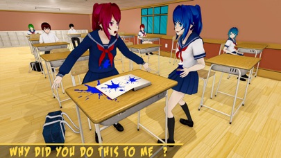 Anime Bad School Girl Life 3D Screenshot