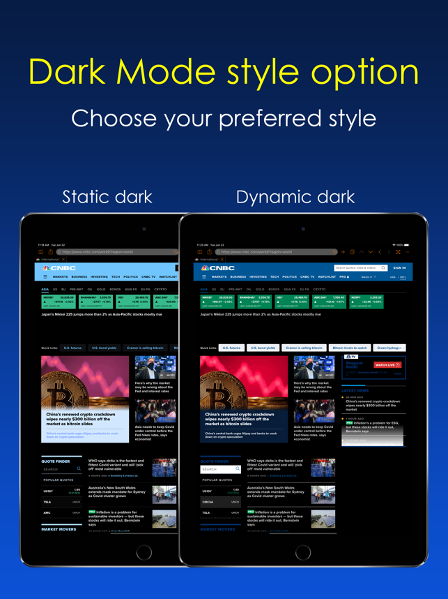 ‎Dark Night Browser Screenshot