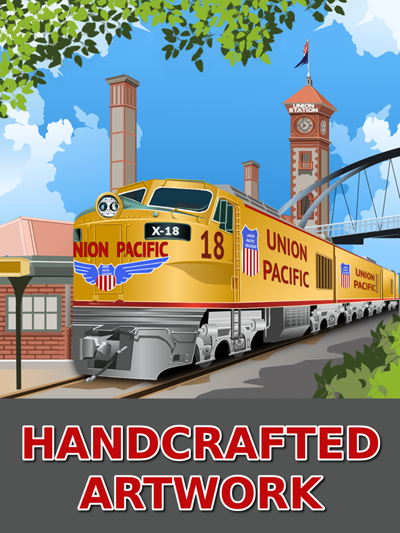 Train Jigsaw Puzzles for Kids official gameplay screenshot 2