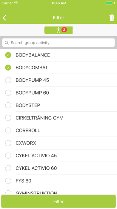 Kristinedals Träningscenter Screenshot