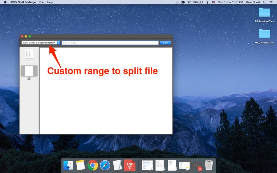 #5. PDFs Split & Merge (macOS) 由: Sumit Paul