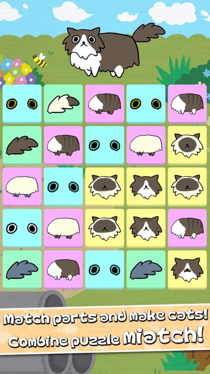 combine cats puzzle "miatch!" screenshot-0