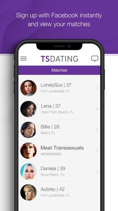 TS Dating Screenshot