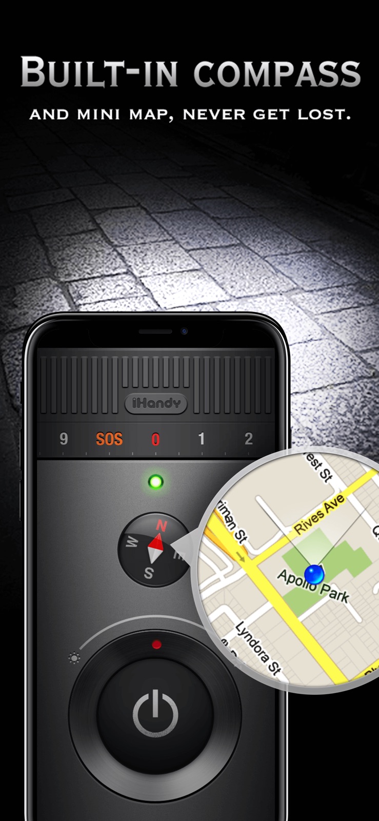 Flashlight Ⓞ iphone screenshot 4
