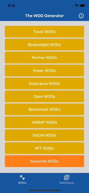 WOD Generator