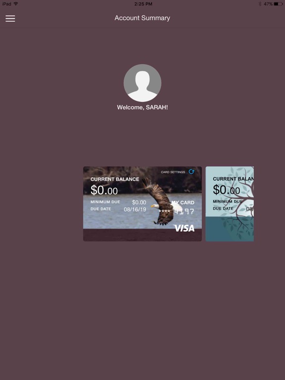 Natco Card Manager iPad screenshot