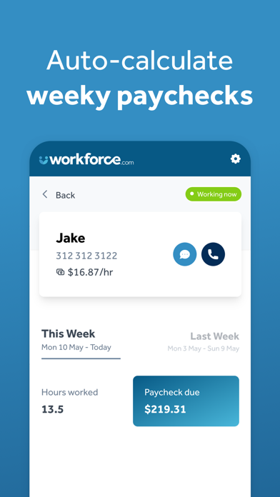 Time Clock for Employees Screenshot