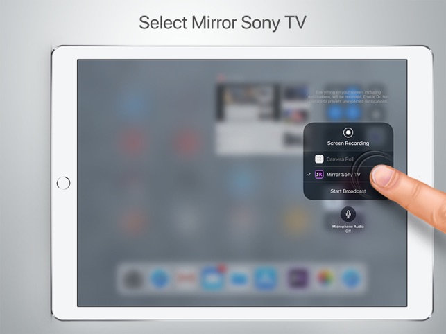 Mirror For Sony Tv On The App Mirror For Sony Tv On The App
