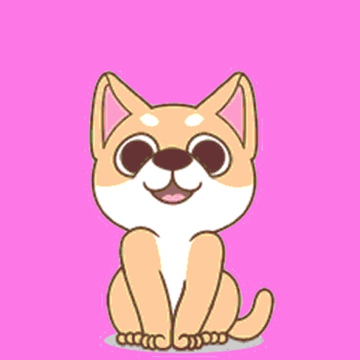 Dog Animated Shiba Stickers icon