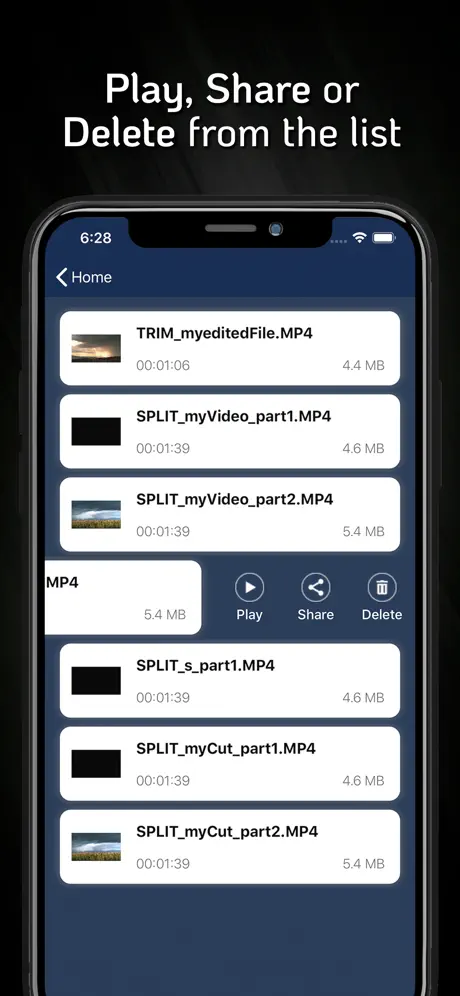 Cut, Trim, Split Video Editor