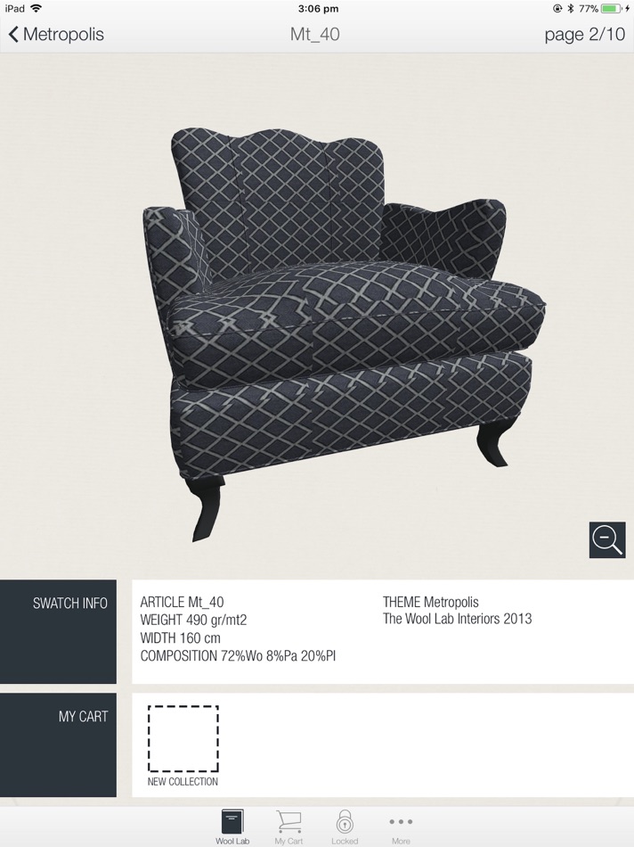 #4. The Wool Lab Interiors (iOS) 由: Australian Wool Innovation
