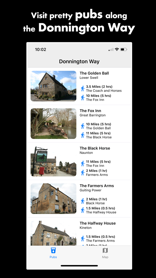 #2. Donnington Way Pub Walks (iOS) 由: TinyRocket