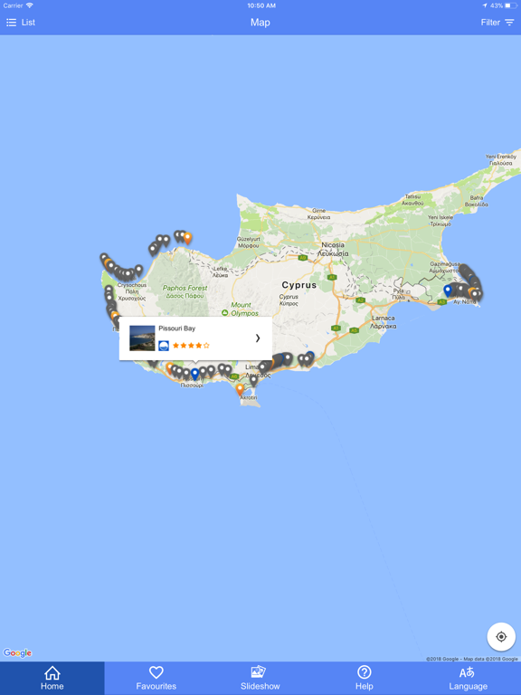 Screenshot #4 pour Cyprus Beaches LITE