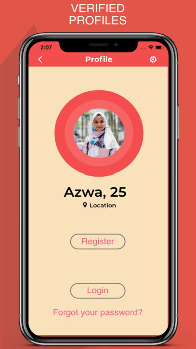 Right - Muslim Social App Screenshot
