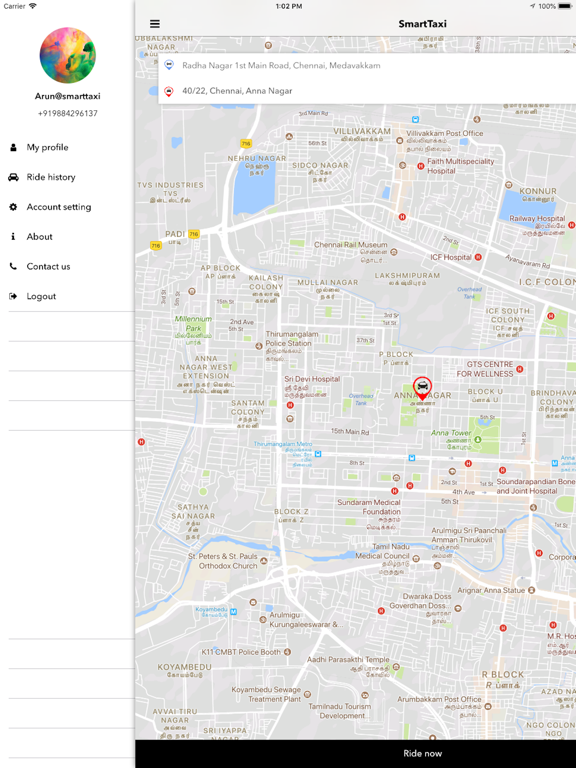 Screenshot #5 pour SmartTaxi-User