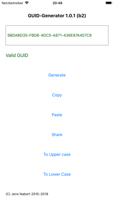 Screenshot #1 pour GUID-Generator