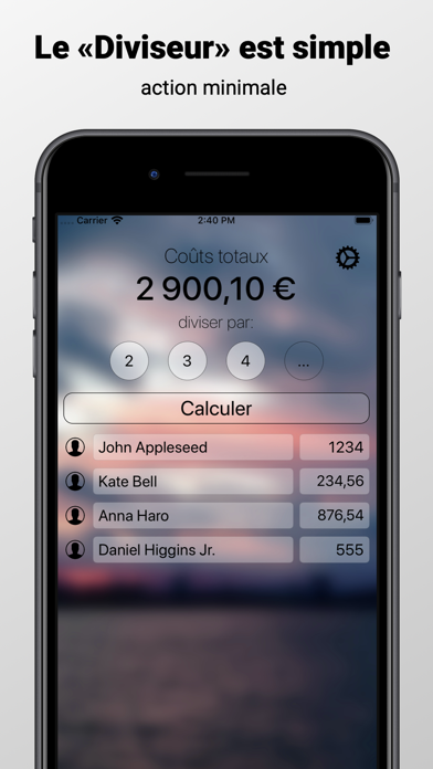 Screenshot #1 pour Diviseur