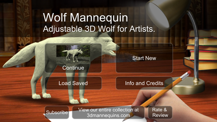 Wolf Mannequin