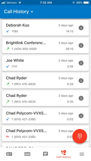 Brightlink PBX screenshot 2