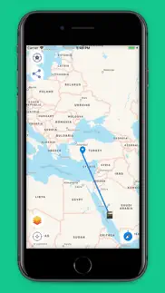 qibla compass - map iphone screenshot 2