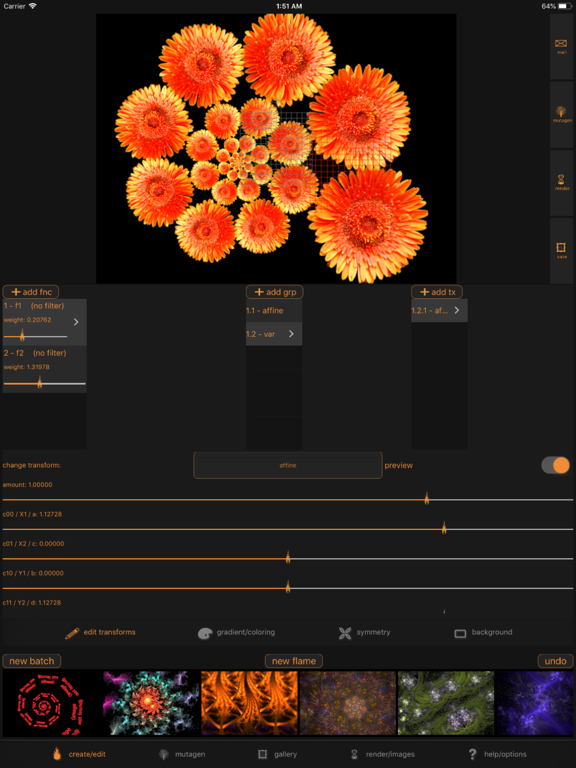 Flamelet iPad screenshot 4 - Lifestyle app