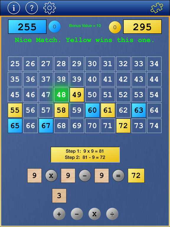 Tri This Math iPad screenshot