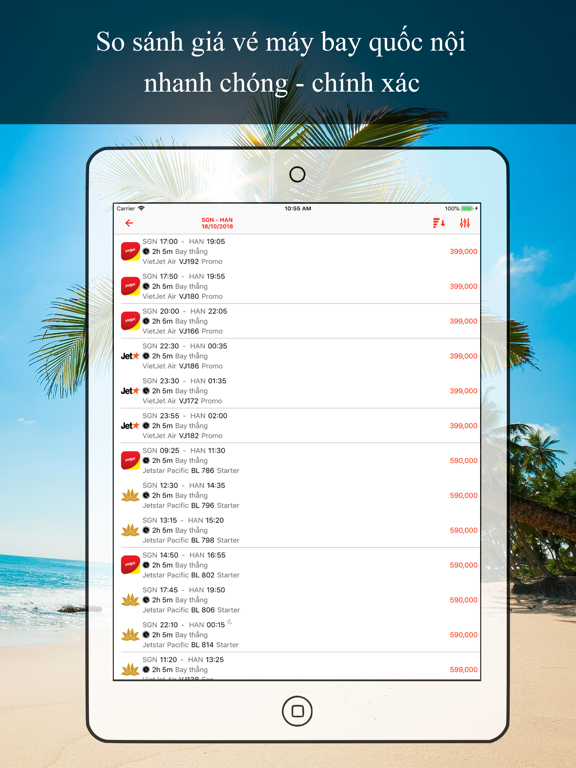 Screenshot #5 pour Vé máy bay khuyến mãi giá rẻ