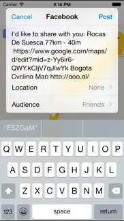 bogota cycling map iphone screenshot 1