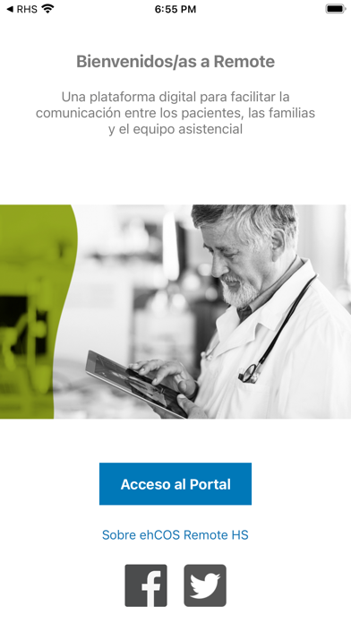ehCOS Remote Health Screenshot