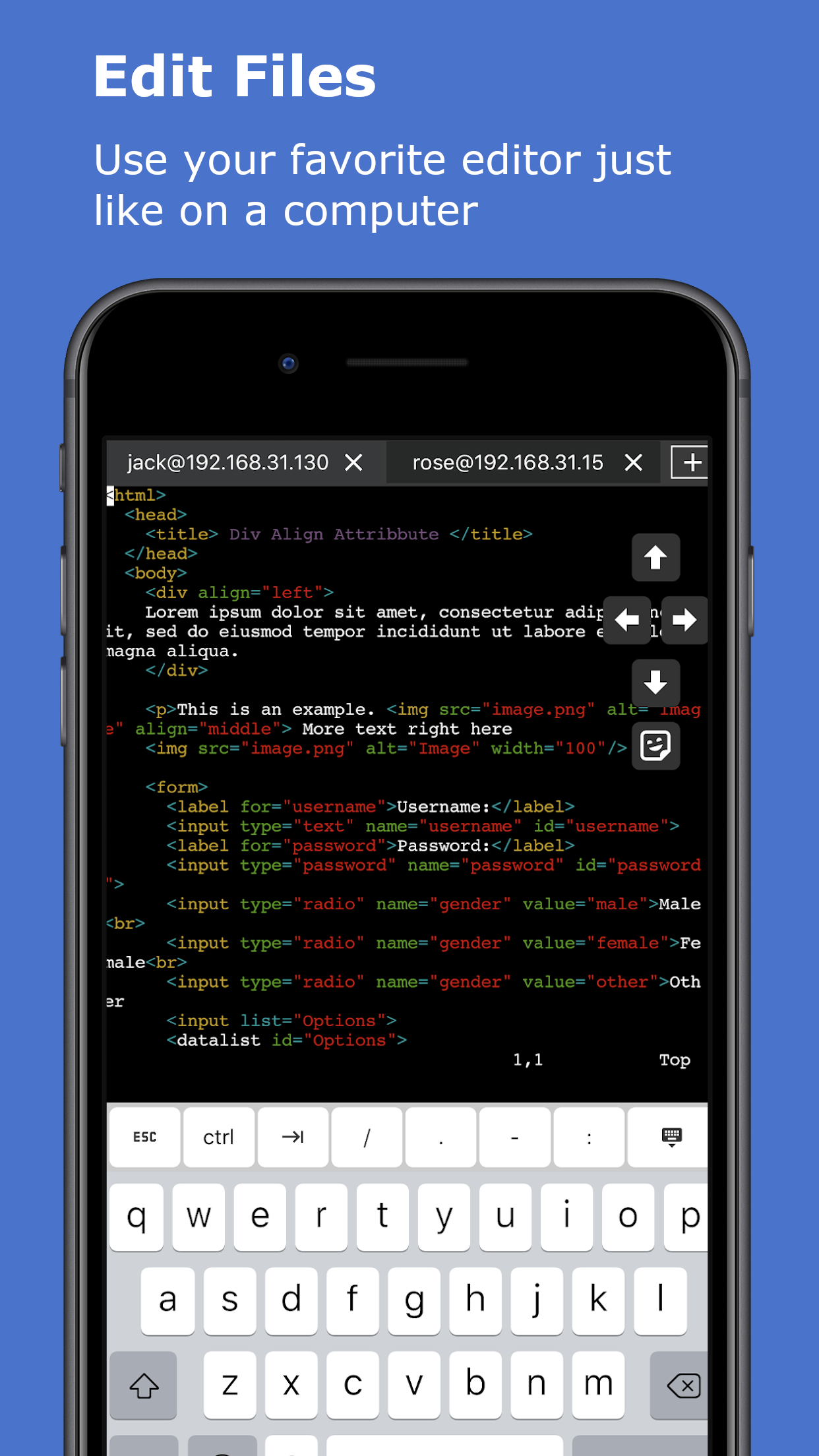 xTerminal - SSH Terminal Shell screenshot 6