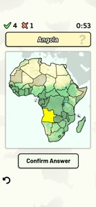 Countries of Africa Quiz screenshot #1 for iPhone