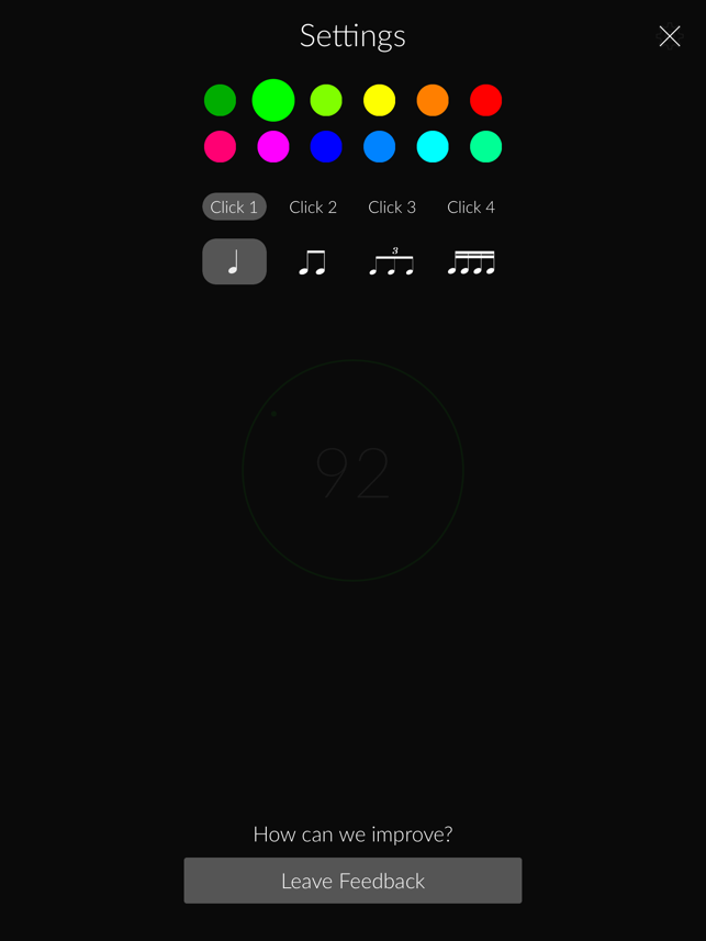 ‎Pulse - Metronome & Tap Tempo Screenshot