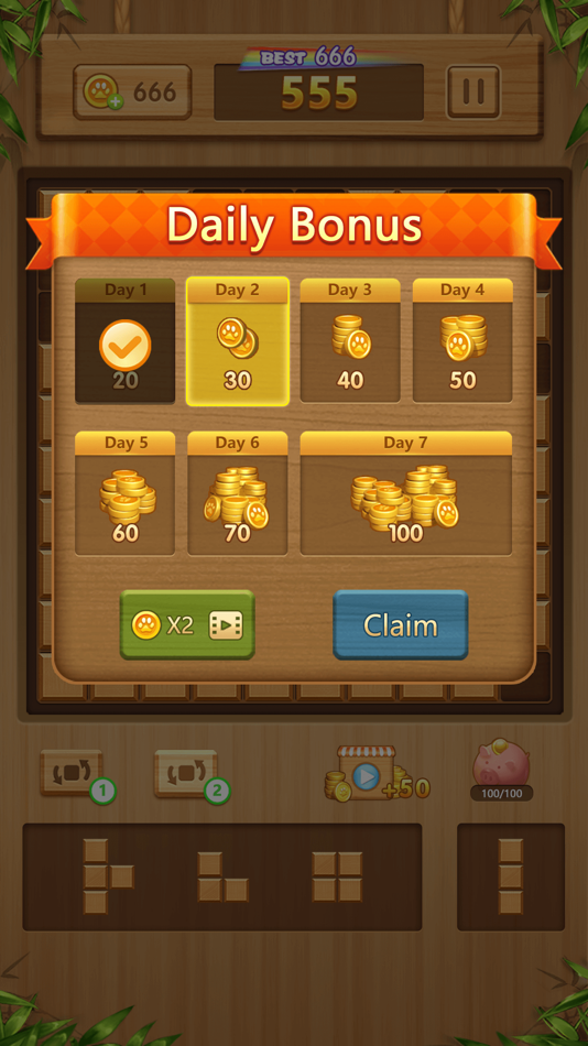 #3. Block Puzzle - Wood Legend (iOS) 来自: Wood Puzzle Games Studio