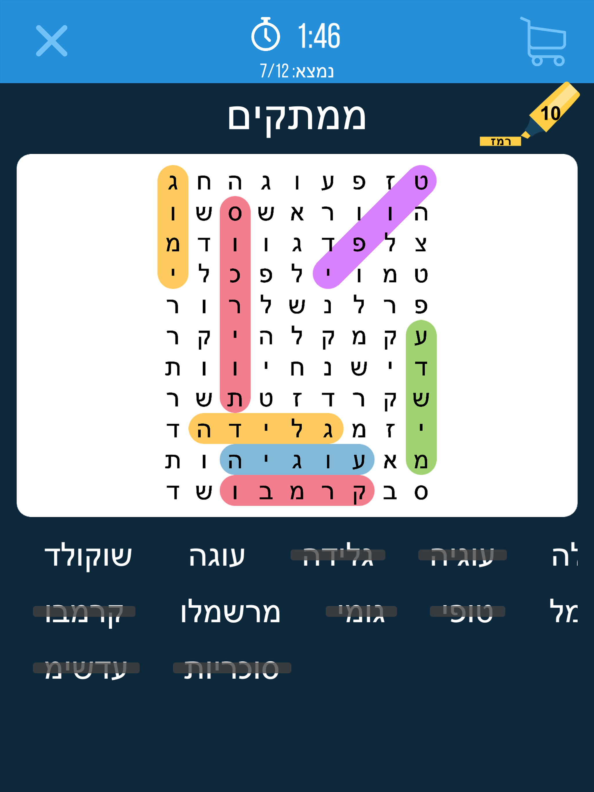 התפזורת - תפזורת מילים