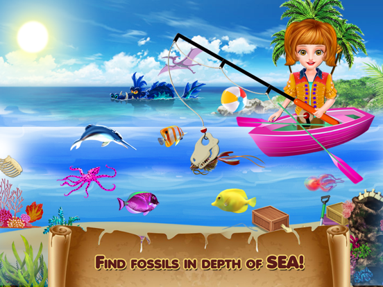 Archaeologist Dinosaur Digging iPad screenshot