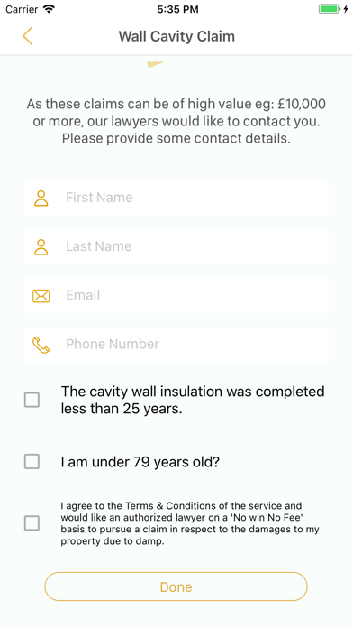 My Cavity Wall Claim screenshot 3