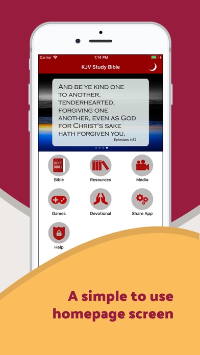 How to cancel & delete King James Study Bible - Audio from iphone & ipad 1