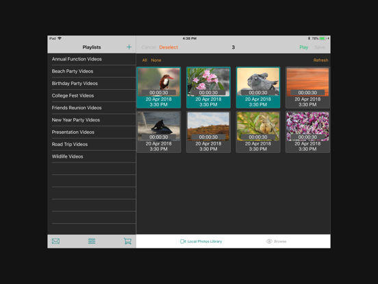 Screenshot #4 pour Cam Video Playlist