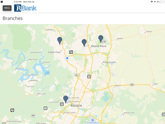 R.Bank iPad screenshot 2 - Finance app