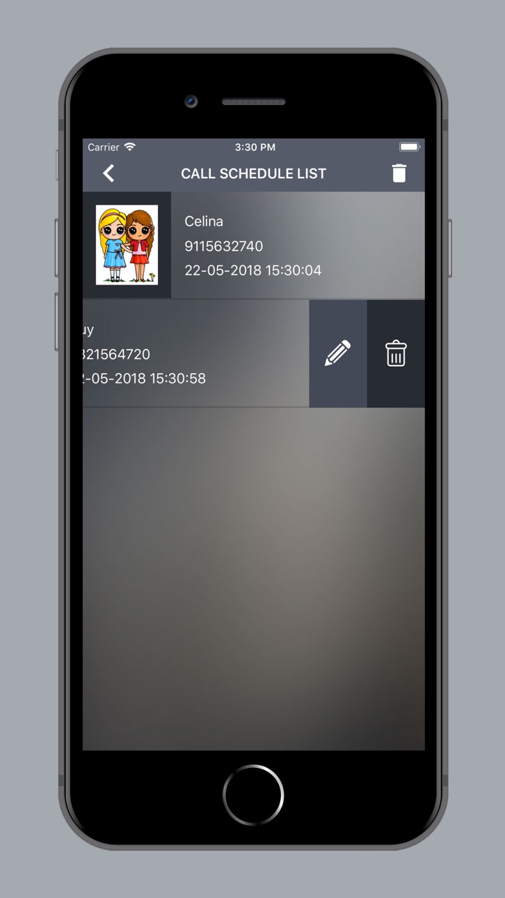iPhone screenshot