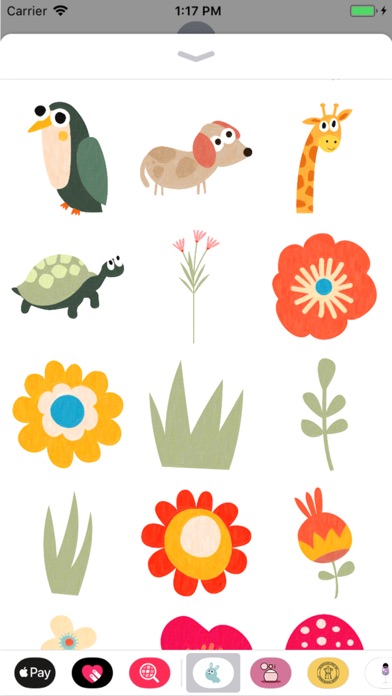 Cute Animal Meadow Stickers screenshot 3