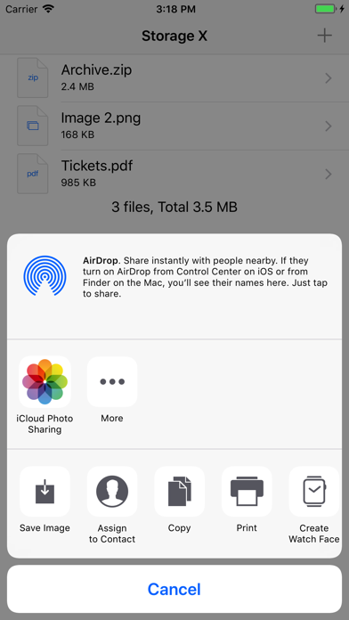 Screenshot #2 pour Storage X