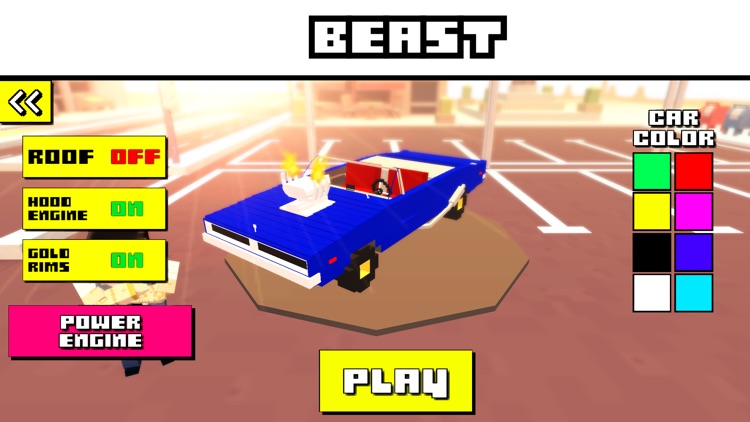 Blocky Car Racer screenshot-3