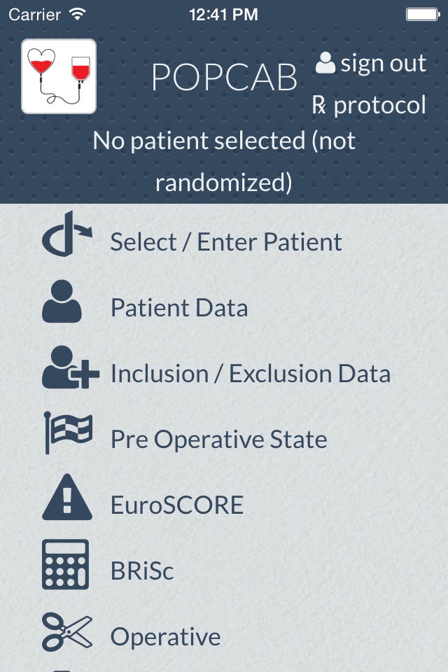 POPCAB Prothrombinex Trial screenshot 2