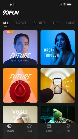 Game screenshot 90Fun - Video & Photo Editor apk