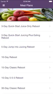 reboot with joe juice diet app iphone screenshot 3