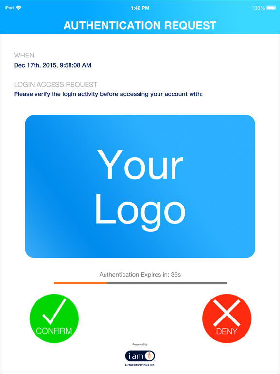 Screenshot #5 pour IAmI Authentication