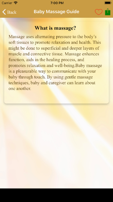Baby Massage Guide screenshot 3